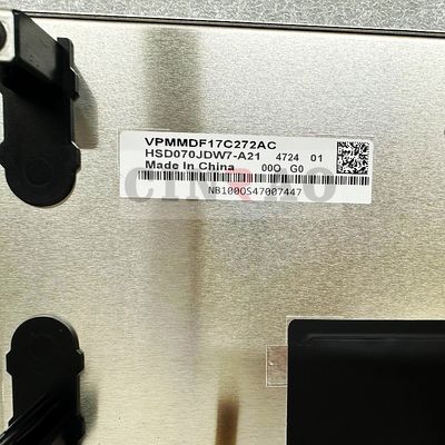 7 بوصة 800*480 شاشة LCD HSD070JDW7-A21 لوحة شاشة السيارة WLED LVDS GPS Navigation