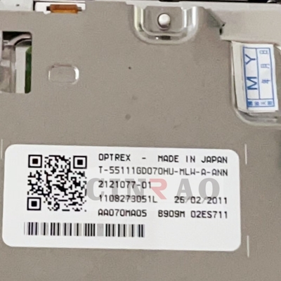 شاشة عرض LCD Optrex 7 بوصة T-55111GD070HU-MLW-A-AHN لوحة السيارة للملاحة GPS