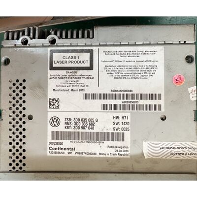 راديو الملاحة للسيارات لفولكسفاغن فايتون RNS810 مشغل ستيريو فولكسفاغن RNS 810 GPS Audio